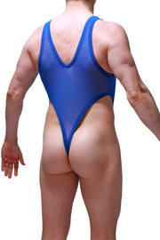 Bodysuit Thong Lepuil Net Blue