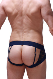 Jockstrap Bizas Lace Navy