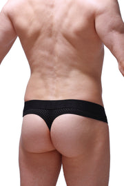 Thong Hole Cockring Bee Black