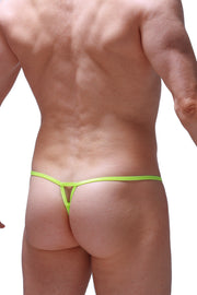 Thong Migny Plum Neon Green
