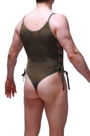 Body Lacets Plum Olive