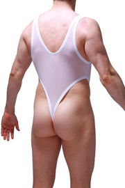 Bodysuit Thong Lepuil Net White