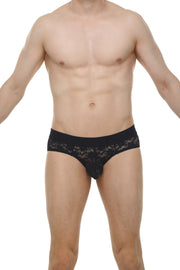 Brief Dome Lace Black