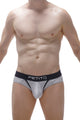 Brief Double Pouch Gray