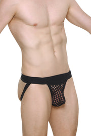 Jockstrap Monviel Mesh Black