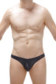 Jockstring Zipper Wet Black