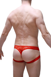 Jockthong Lace Red