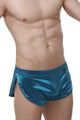 Shorts Snap Satin Teal
