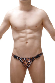 Swim Thong Clip Leopard