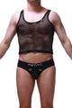 Tank Top Mesh Black
