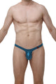 Thong Tower Satin Teal