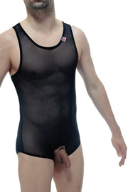 Body jockstrap ouvert Net Black - PetitQ Underwear