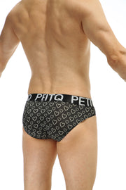 Brief Double Pouch Gray – PetitQ Underwear USA