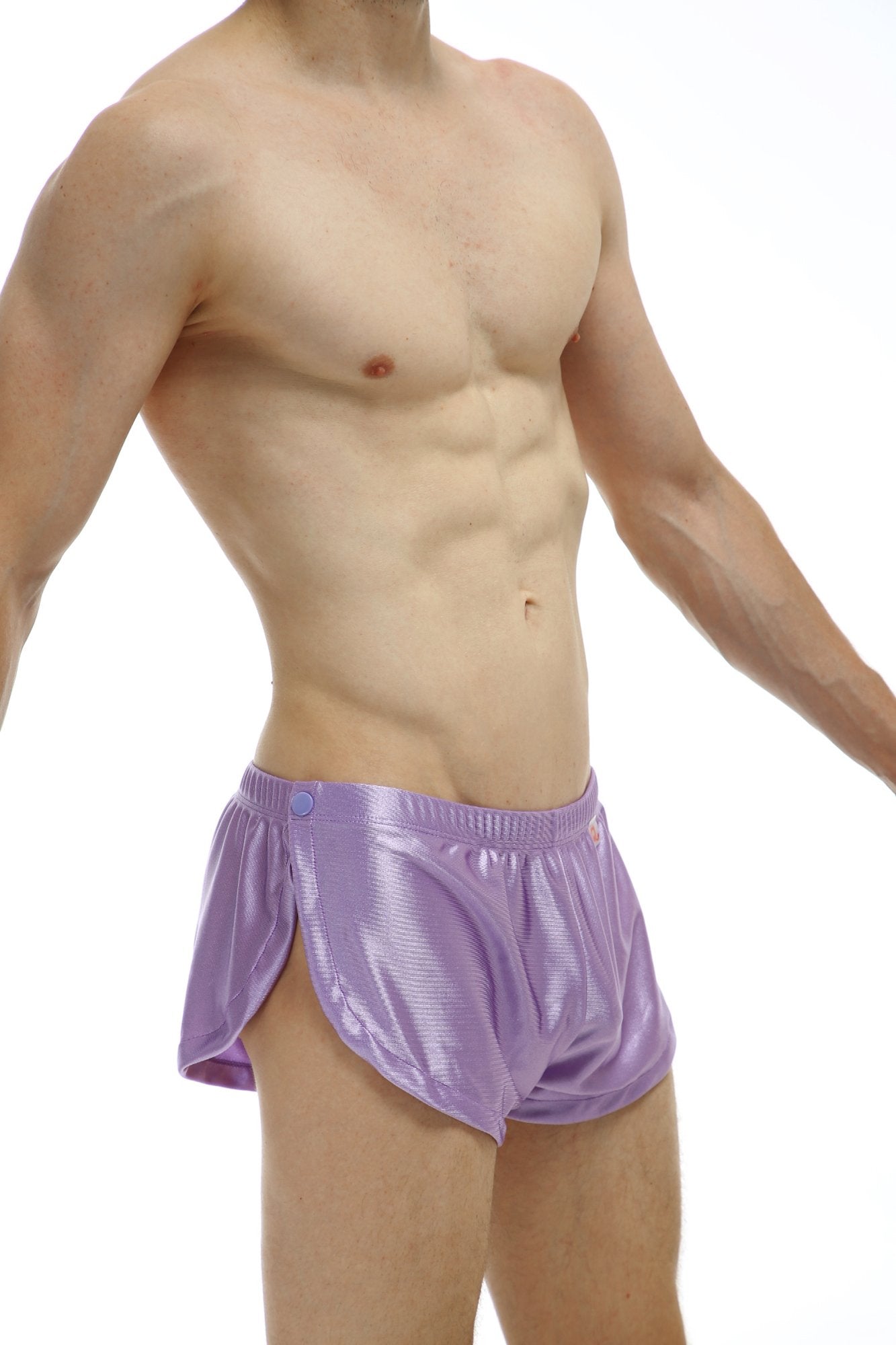 Short Snap PetitQ Satin Lilac PetitQ Underwear Men s Sexy